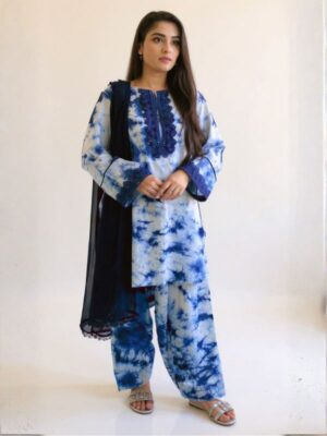 Tie-Dye Lawn Farshi Set