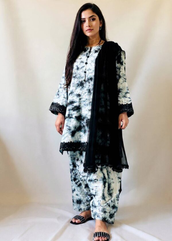 Tie-Dye Lawn Farshi Set