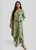 2-Pcs Lawn printed dress