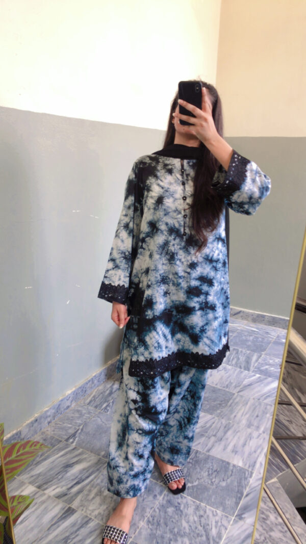 Tie-Dye Lawn Farshi Set