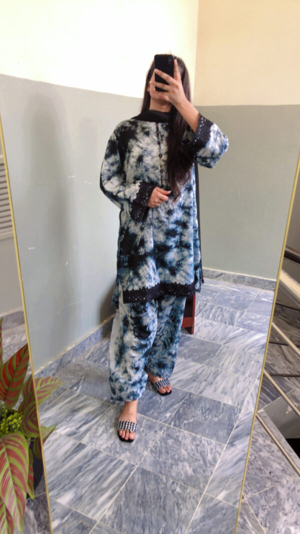 Tie-Dye Lawn Farshi Set