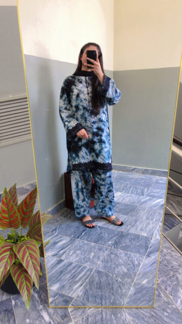 Tie-Dye Lawn Farshi Set
