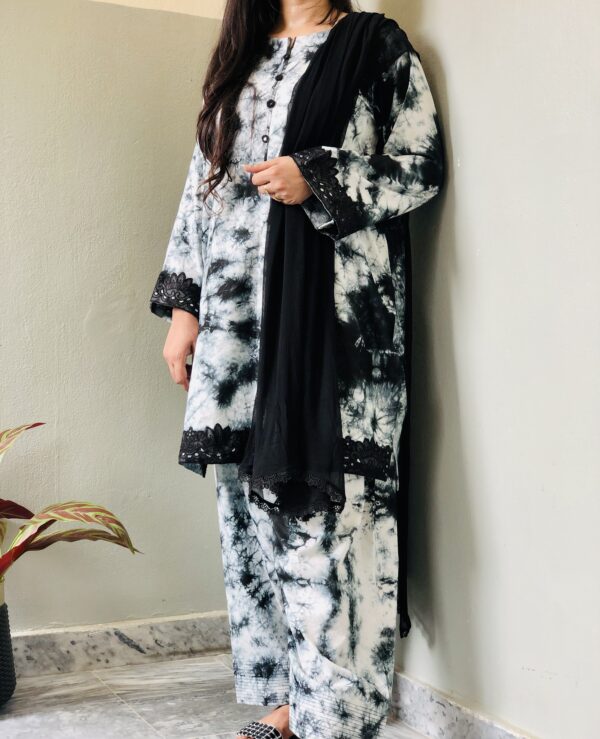 Tie-Dye Lawn Farshi Set
