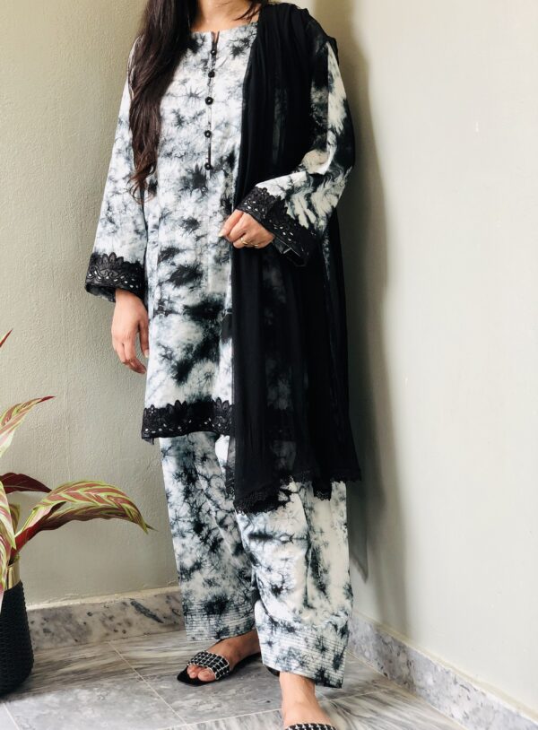 Tie-Dye Lawn Farshi Set