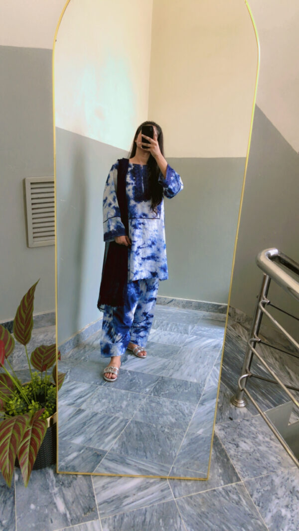 Tie-Dye Lawn Farshi Set
