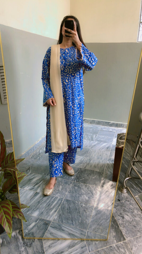 2-Pcs Lawn printed dress