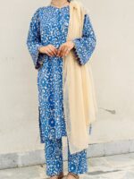 2-Pcs Lawn printed dress