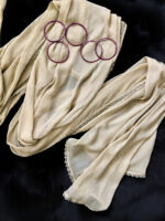 SKIN Chiffon Dupatta With Lace